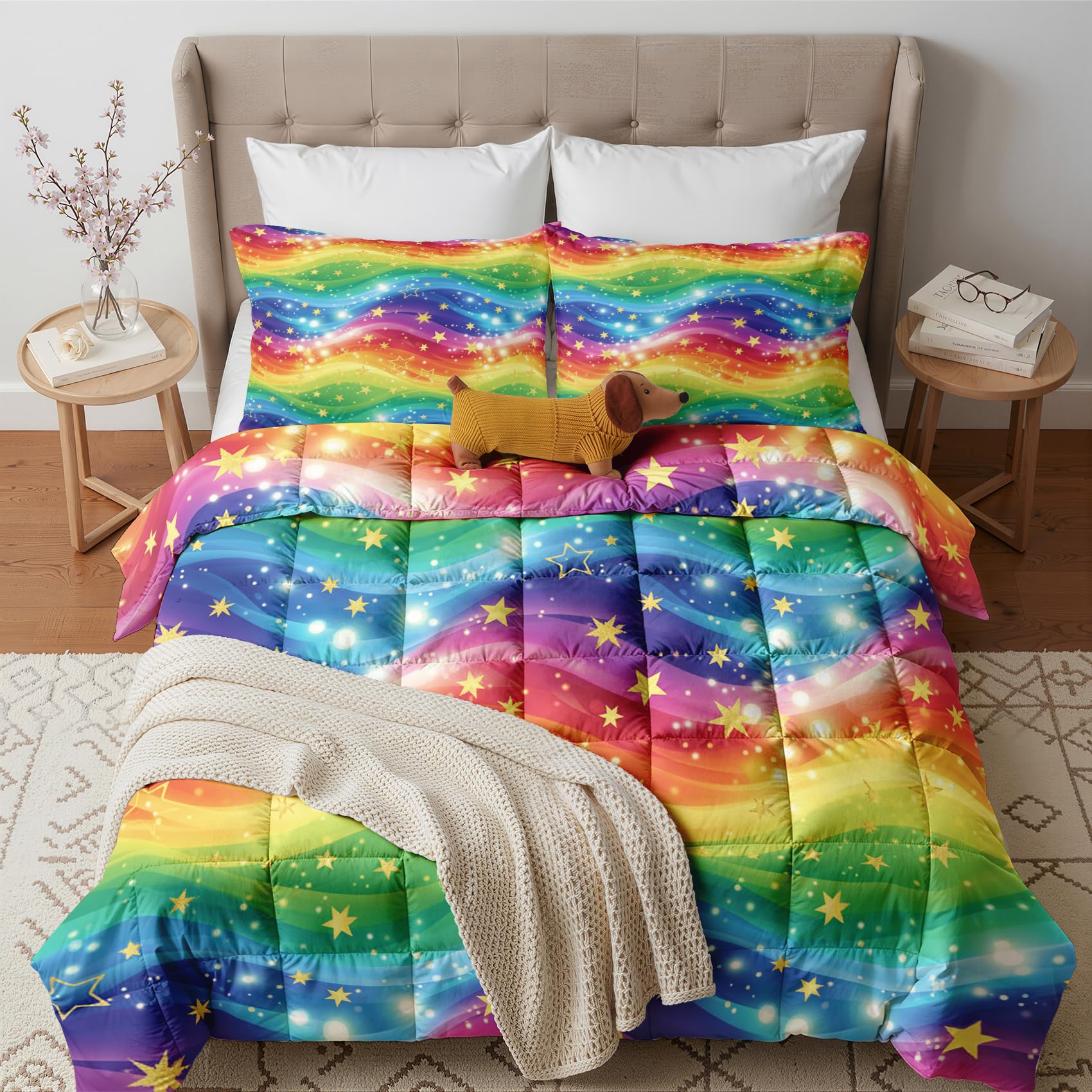 GEDAEUBA Star Coverless Duvet Single 10.5 Tog