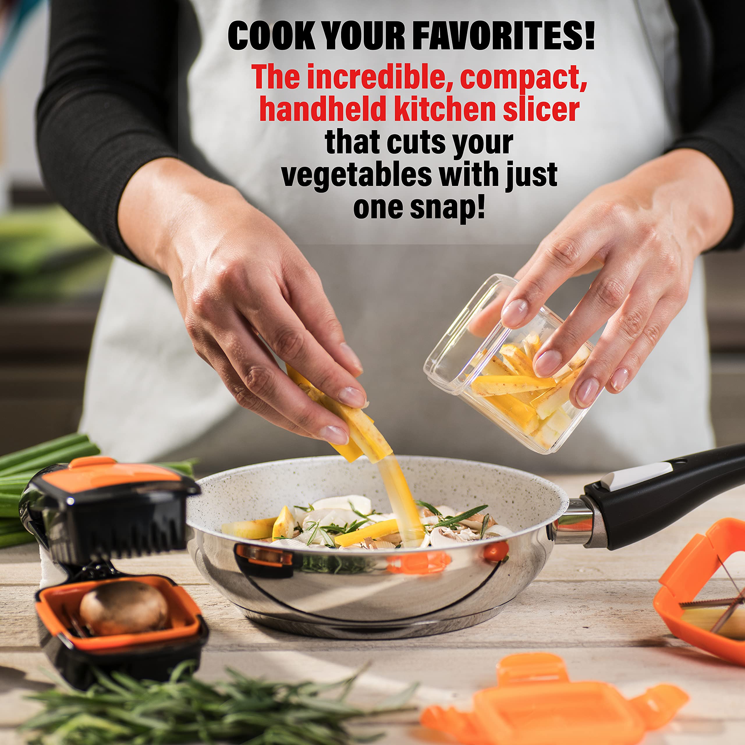 Nutrichopper with Freshkeeping container Vegetable Chopper Onion