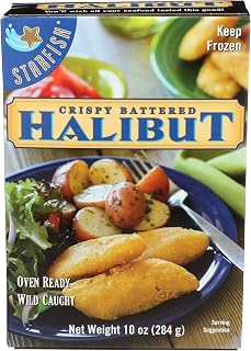Starfish Crispy Battered Halibut 10 oz Frozen | Sustainable Crispy Seafood from Whole Foods