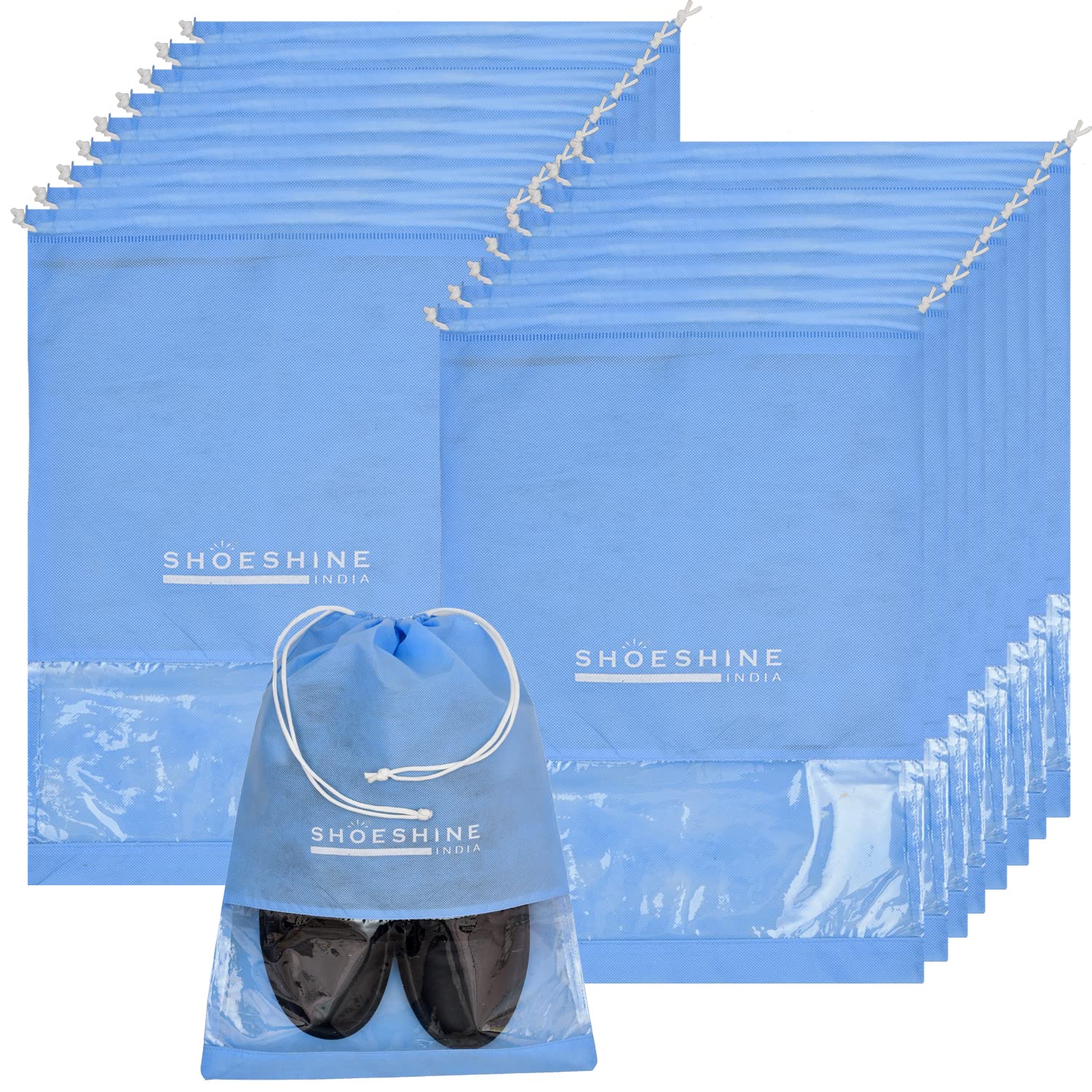 Shoeshine Shoe Bag (18 Pcs) for Travel & Storage Travel Organizer for Women & Men Travel Accessories Shoe Organizer Shoe Bags Pouches Travel Shoe Cover for Travelling Travel Essentials - Shoe Pouch (B0B17N4R7Z) Amazon Price History, Amazon Price Tracker