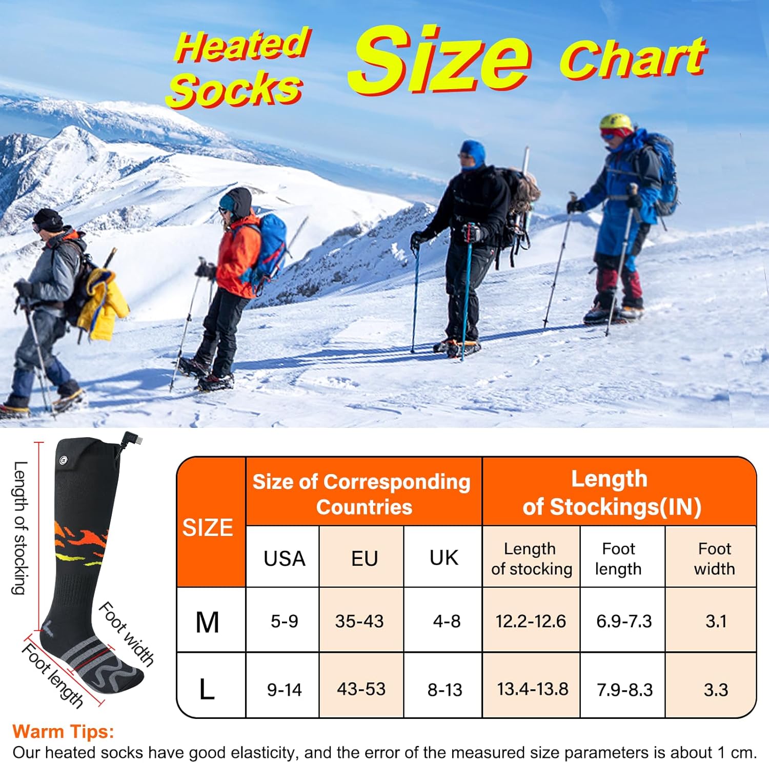 Heated Socks App Control Interface