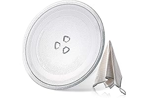 Microwave Glass Turntable Plate - Virtually Fit for Any Small Microwave