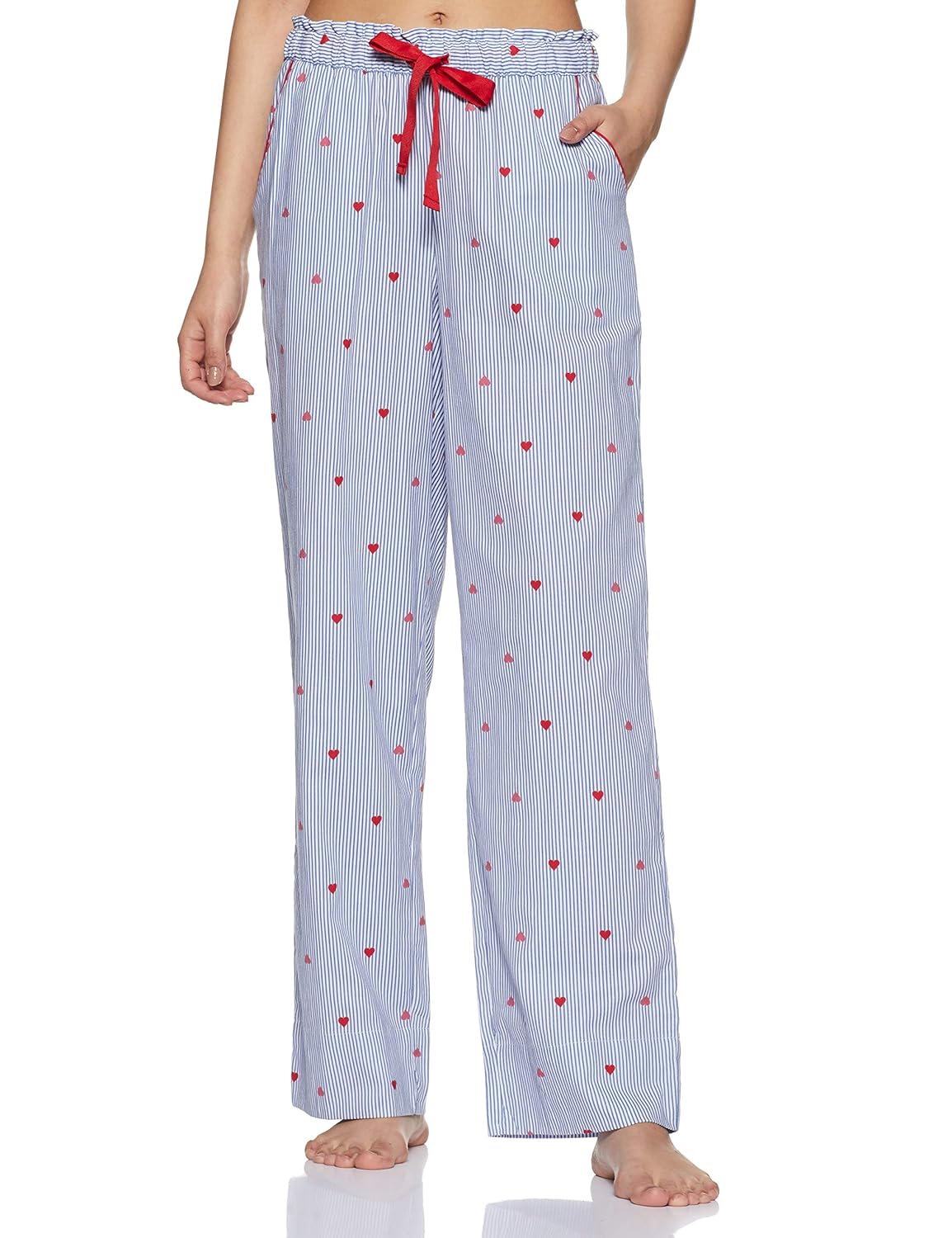 Buy Marks & Spencer Marks and Spencer Women's Nightwear Pajama Bottom (T37/1447P_Blue Mix_18) at