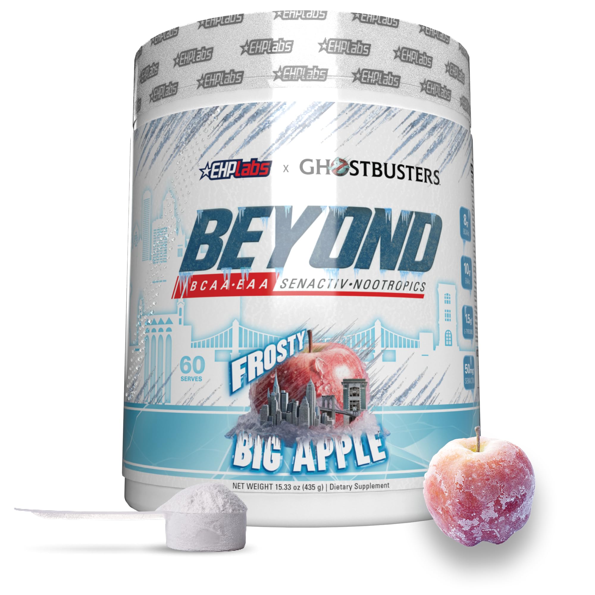 EHP Labsx Ghostbusters Beyond BCAA Powder Amino Acids Supplement for Muscle Recovery - Sugar Free BCAAs Amino Acids Post Workout Recovery Powder & EAA Amino Acids Powder - 60 Servings (Big Apple)
