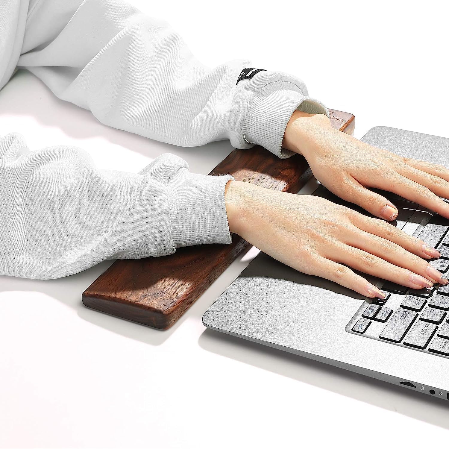 Professional Wood Craft ᵀᴹ Wooden Wrist Palm Rest Support - Sheesham Wood Keyboard Cushion for Comfortable Typing (11.8 inches) (B0BTWDB9NX) Amazon Price History, Amazon Price Tracker