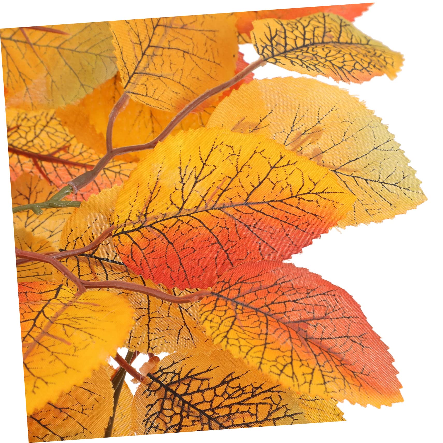 IMIKEYA 3 Stücke Realistische Magnolia Blatt Rattan Herbst Girlande Künstliche Thanksgiving Decor Mantel Zubehör