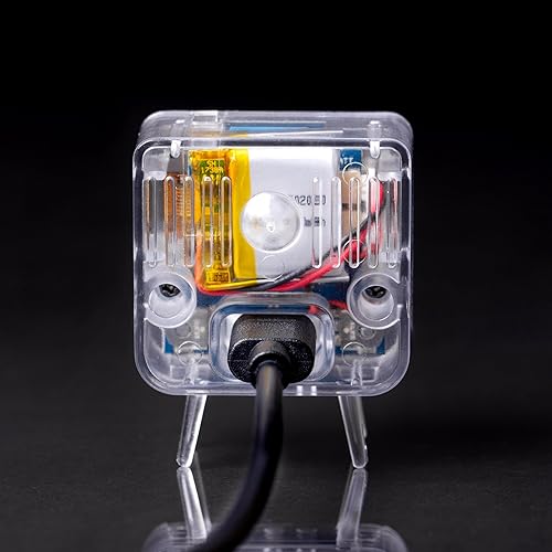 Miniatura 6 de TinyCircuits TinyTV 2 Mini TV portátil retro - Pantalla IPS de 1.14 pulgadas, videos precargados y cargables, recargable USB-C, controles de perilla