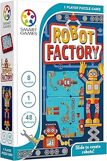 Comprar SmartGames - Robot Factory, Juego de Puzzle con 48 Retos, 8+ Años