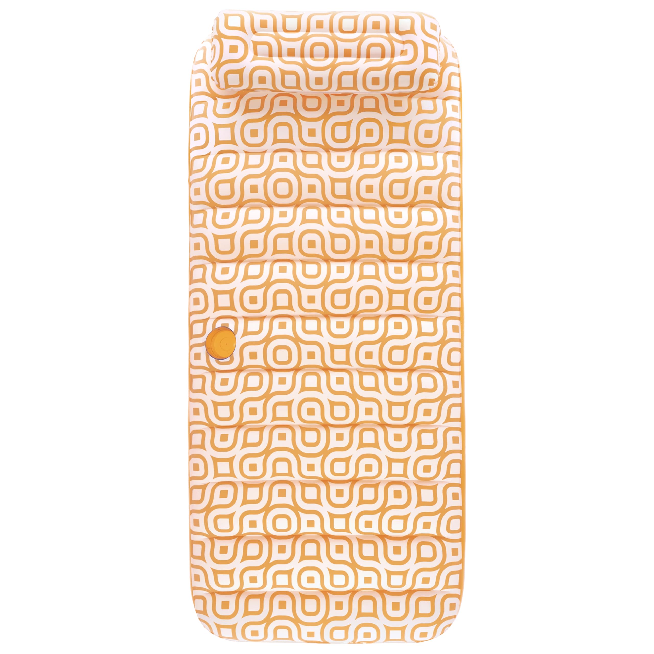 Bestway Luftmatratze mit Samtoberfläche, 169 x 77,5 x 30,5 cm, 1 Person, PVC, 2 Luftkammern, Samtoberfläche, Integrierter Getränkehalter, Sicherheits- und Schnellverschlussventil, Reparaturflicken