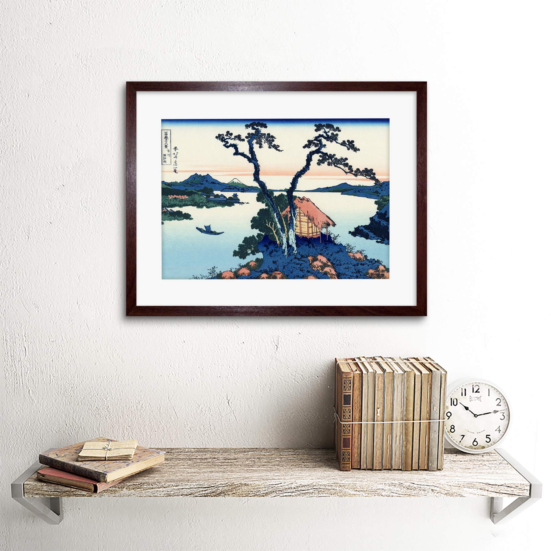 Amazon.com: PAINTING JAPAN KATSUSHIKA LAKE SUWA IN SHINANO