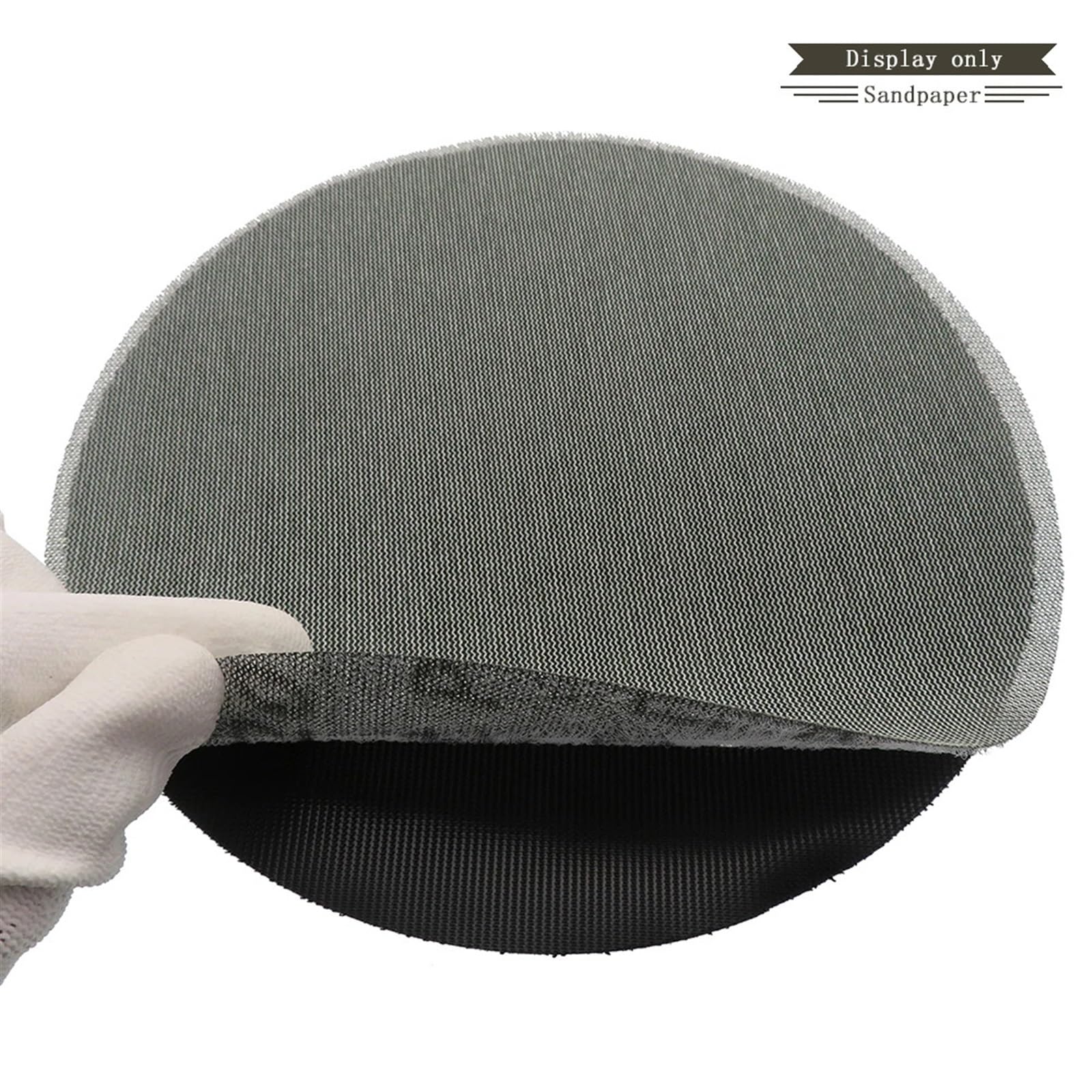 Banda Abrasiva Discos de lijado malla antipolvo 3'', 4'', 5'', 6'' y 9'' con gancho bucle antibloqueo, papel lija abrasivo for pulido en seco, grano 80 a 320(80,9 Inch 225mm)
