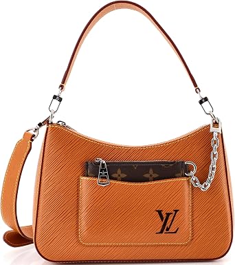 Pre-Loved Marelle Handbag Epi Leather, Brown