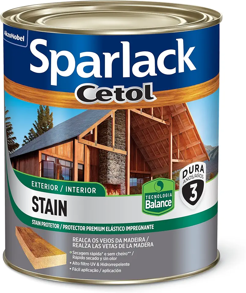 CETOL STAIN BALANCE AC UV GLASS 900ML - SPARLACK