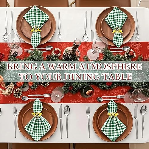 Miniatura 6 de Juego de 6 servilleteros de abeja amarilla, servilleteros dorados para casa de otoño, hebillas de metal brillante para servilletas de insectos de