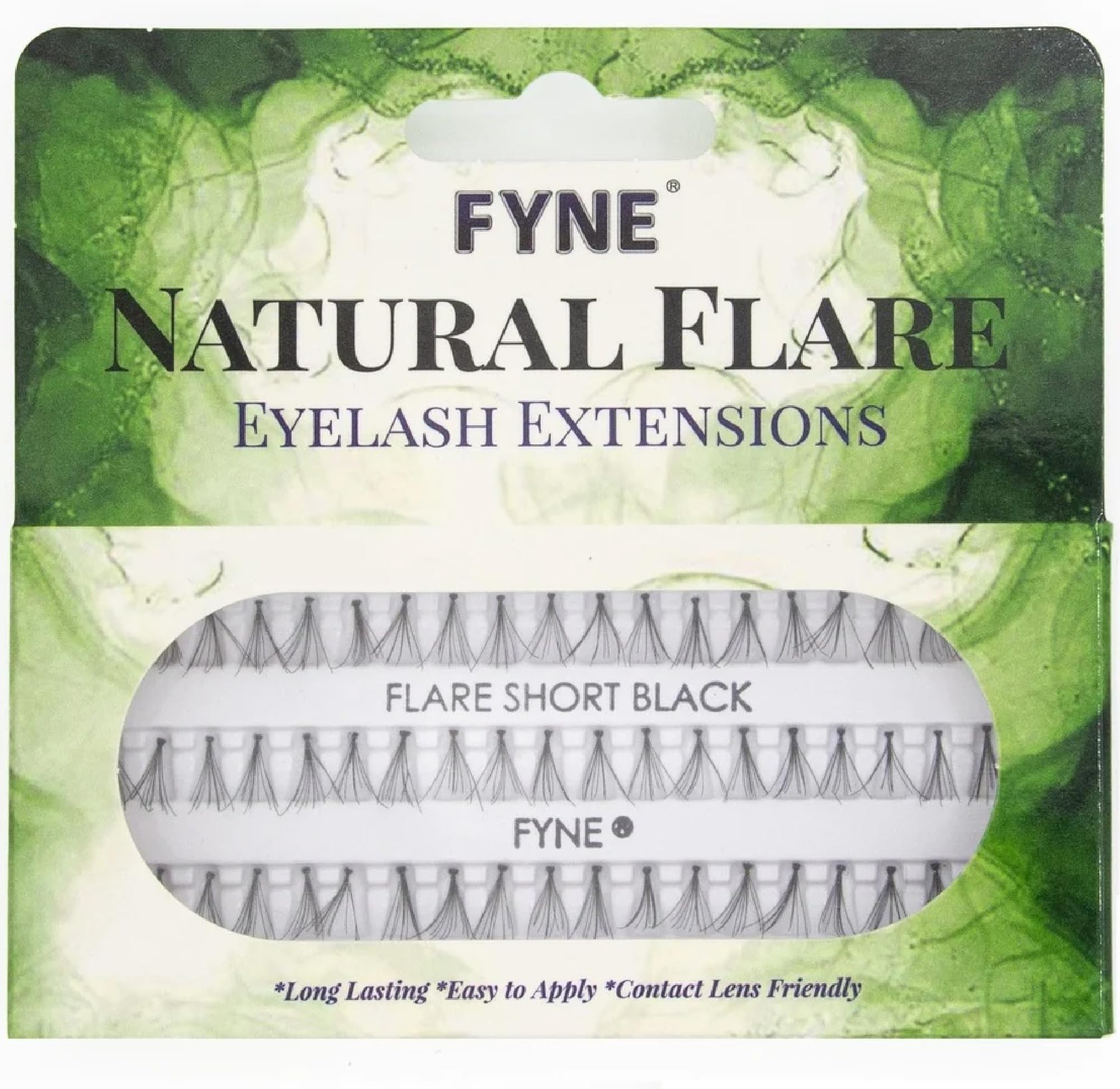 Natural Lashes by FYNE – 60 Short Cluster Lashes per pack - Easy to apply Individual Eyelash Extensions - Effortlessly create a Natural Eyelash look with these Lash Extensions