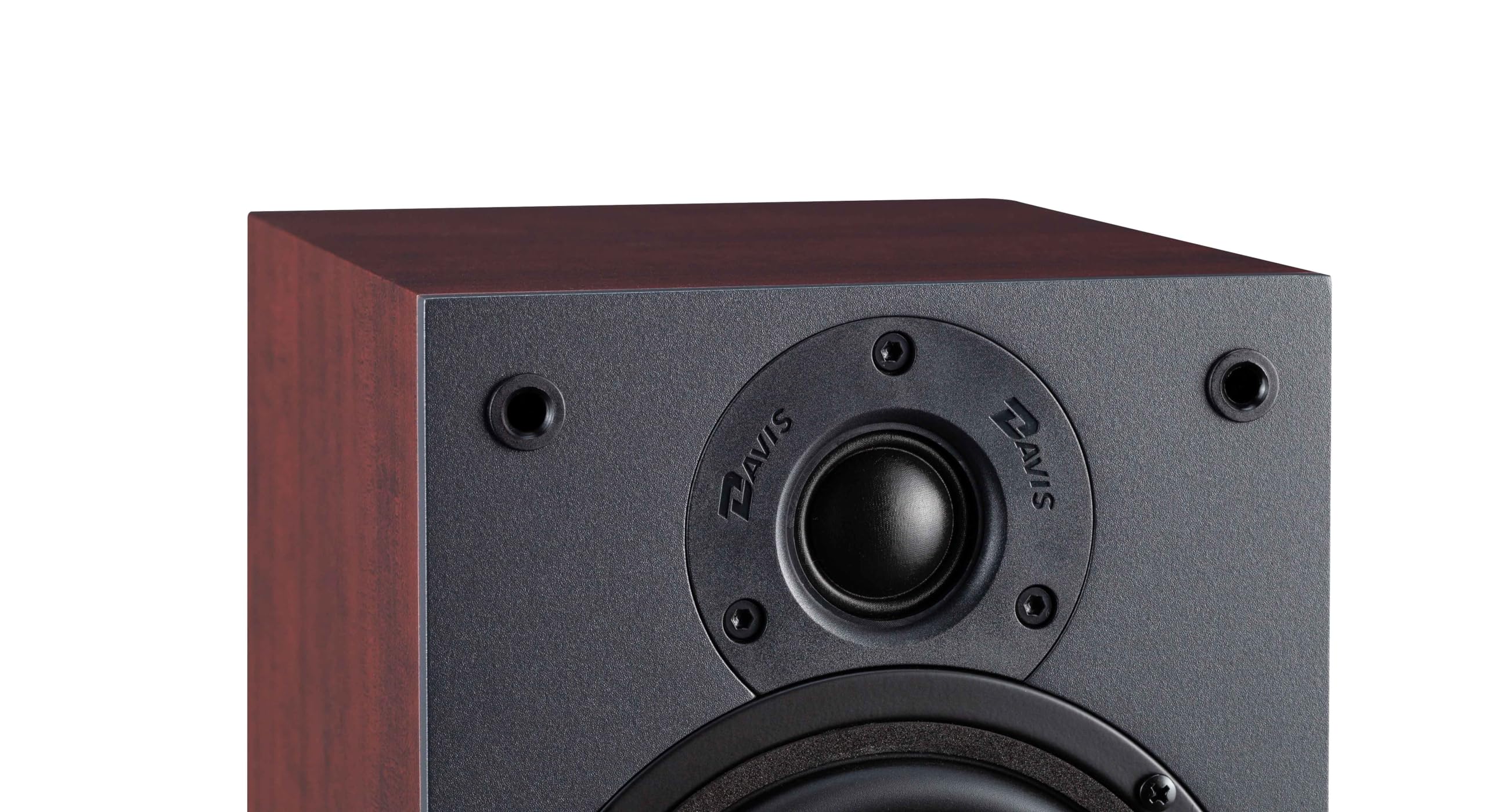 Davis Acoustics Mia 20 Rouge - Paire d'enceintes étagère 2 Voies/2 Haut-parleurs