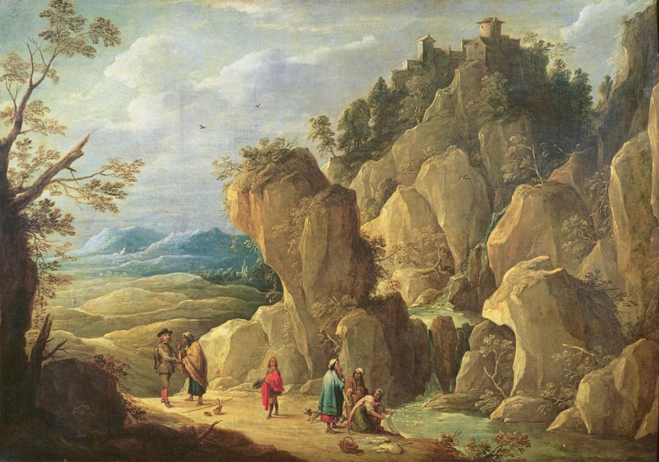Cuadro de David Teniers Los gitanos para renovar las paredes de tu salon 5
