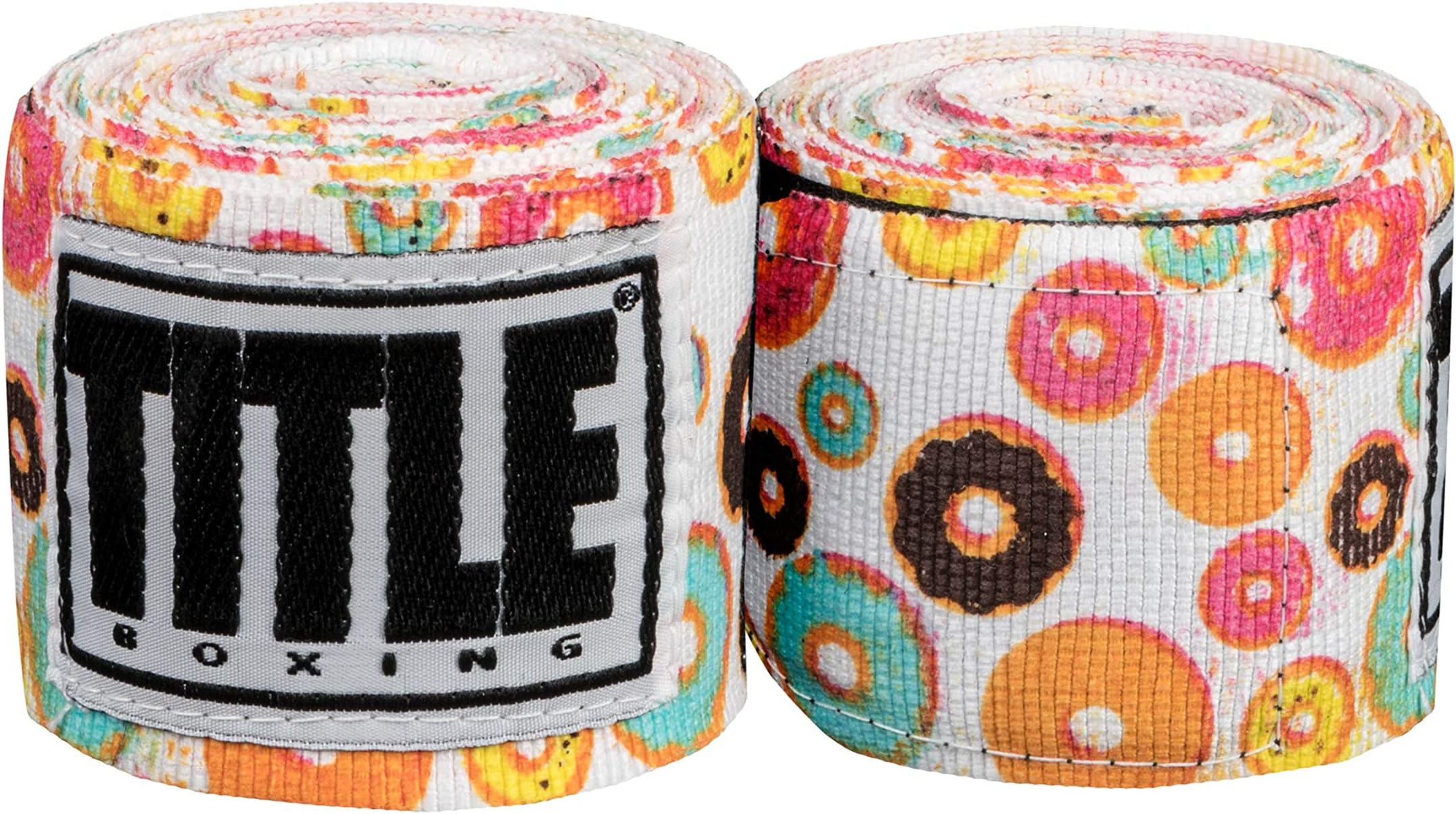 Title Print Mexican Style Hand Wrap, Donuts, 180"