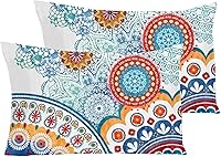 Vista 28 de YIYEA Juego de 2 fundas de almohada estándar de microfibra ultra suave de doble cepillado, fundas de almohada estándar, fundas de almohada florales