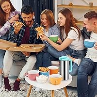 Vista 5 de Cabilock Jarra de acero inoxidable de 60.8 onzas con tapa, jarra de acero inoxidable de gran capacidad, jarra de agua aislada para mantener bebidas