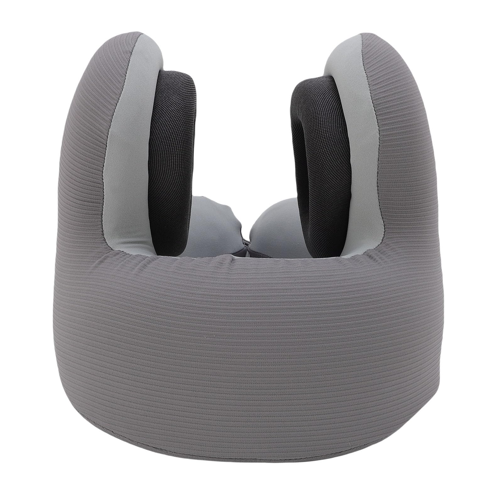 Fockety Musik Nackenkissen, Reisehalskissen Memory Foam Rauschen Reduktion U Form Halsstütze Kissen mit Headset für die Reise
