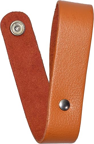 Miniatura 3 de Funda de látigo de cuero auténtico, color tostado, hecho a mano, soporte para látigos y cultivos de equitación (TAN)