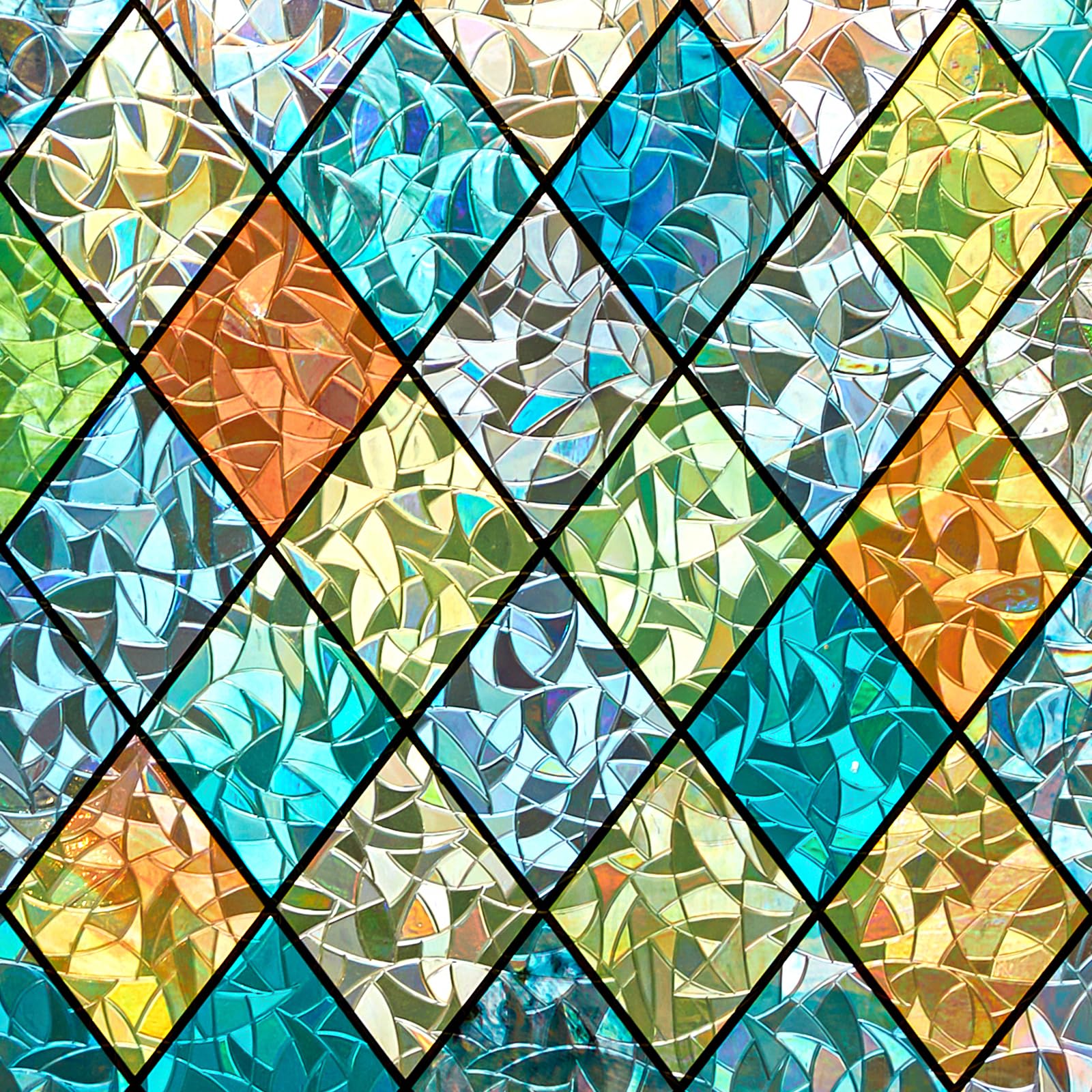 SUNBABY Window Privacy Film Stained Glass Decorative - kids room decor | Mubboo