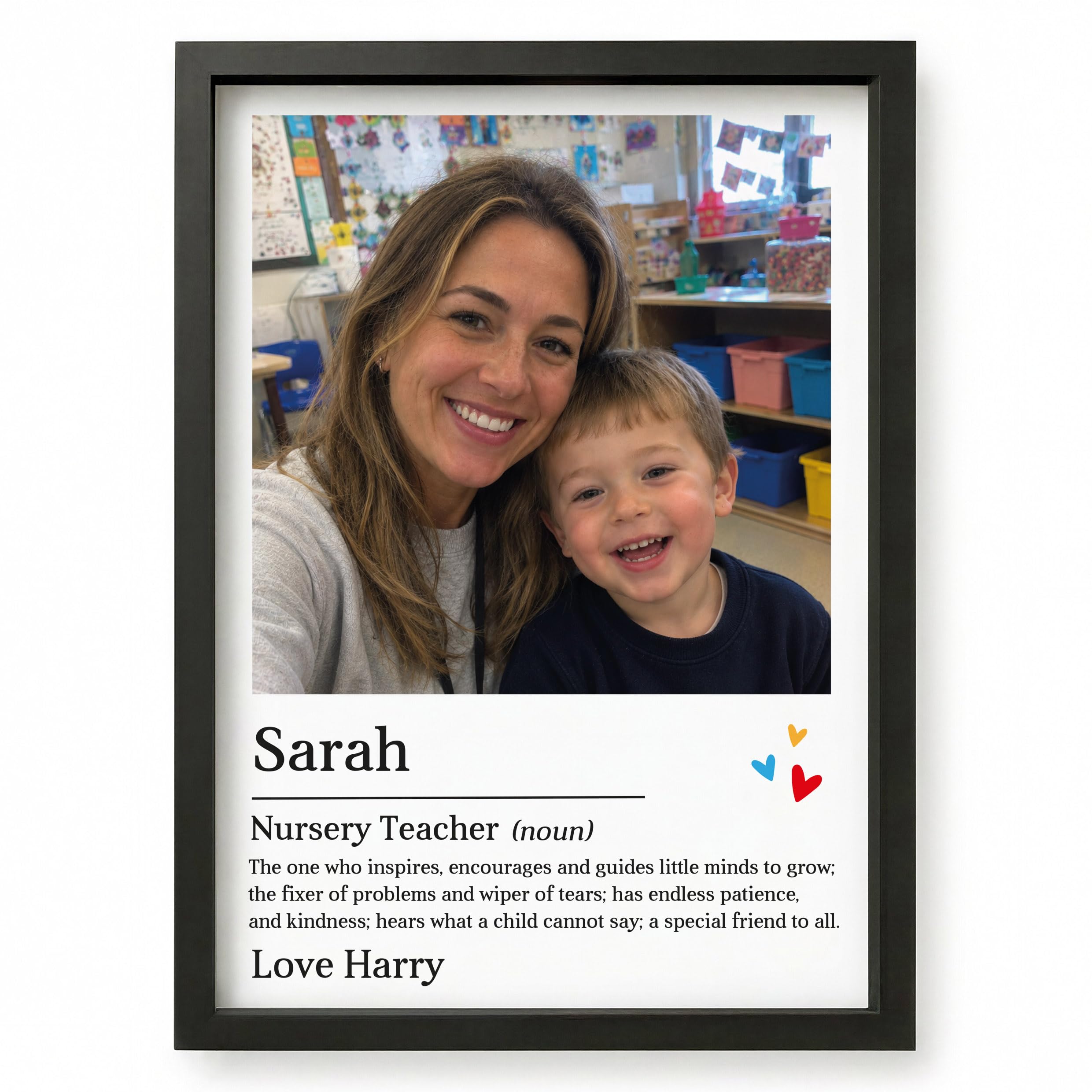 Beecreative Nursery Teacher Thank You Gifts, Personalised Nursery Leaving