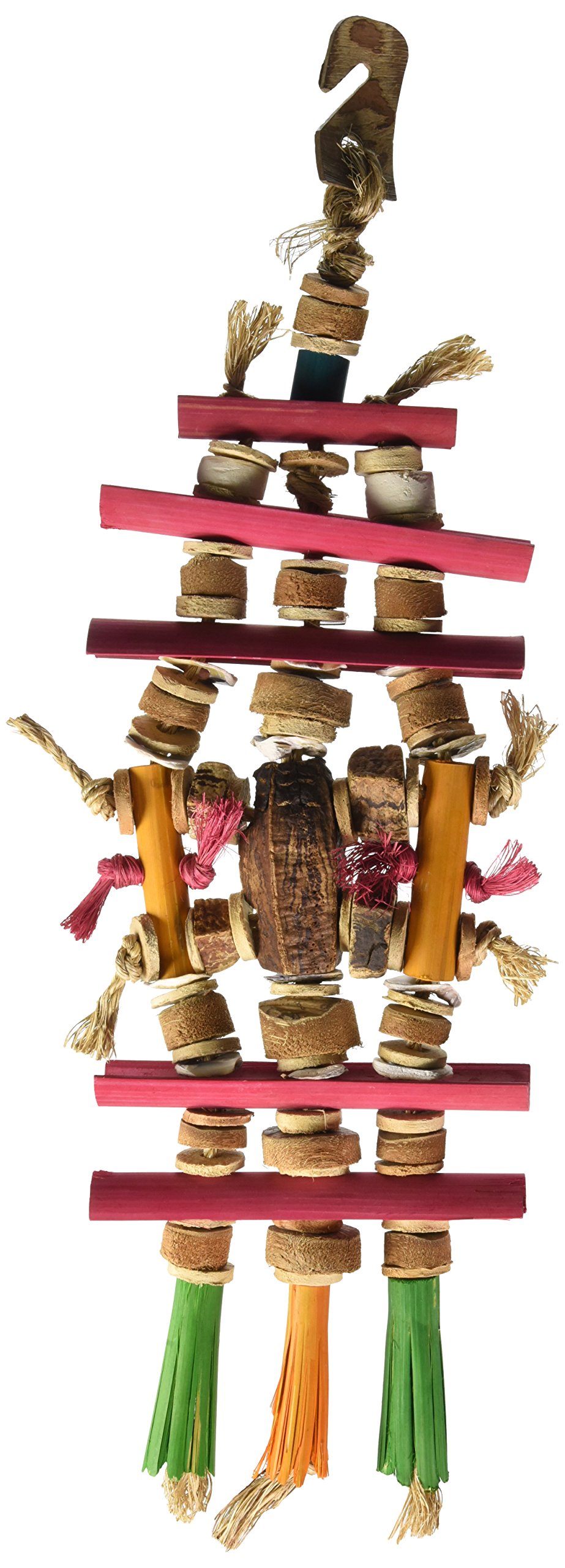 Planet Pleasures Bamboozlers Pagoda Bird Toy, Medium