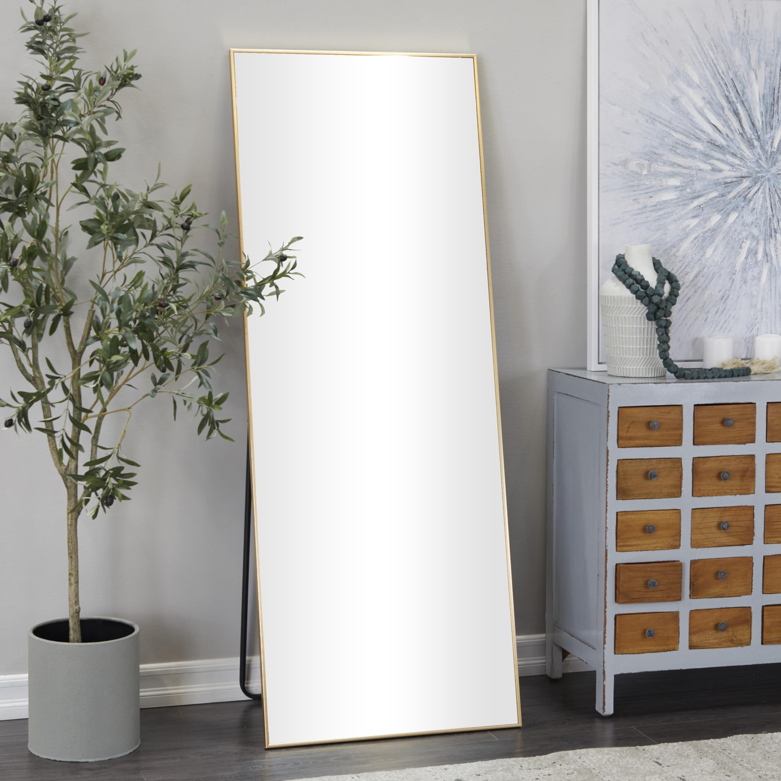 Amazon.com: CosmoLiving by Cosmopolitan Metal Room Floor Mirror
