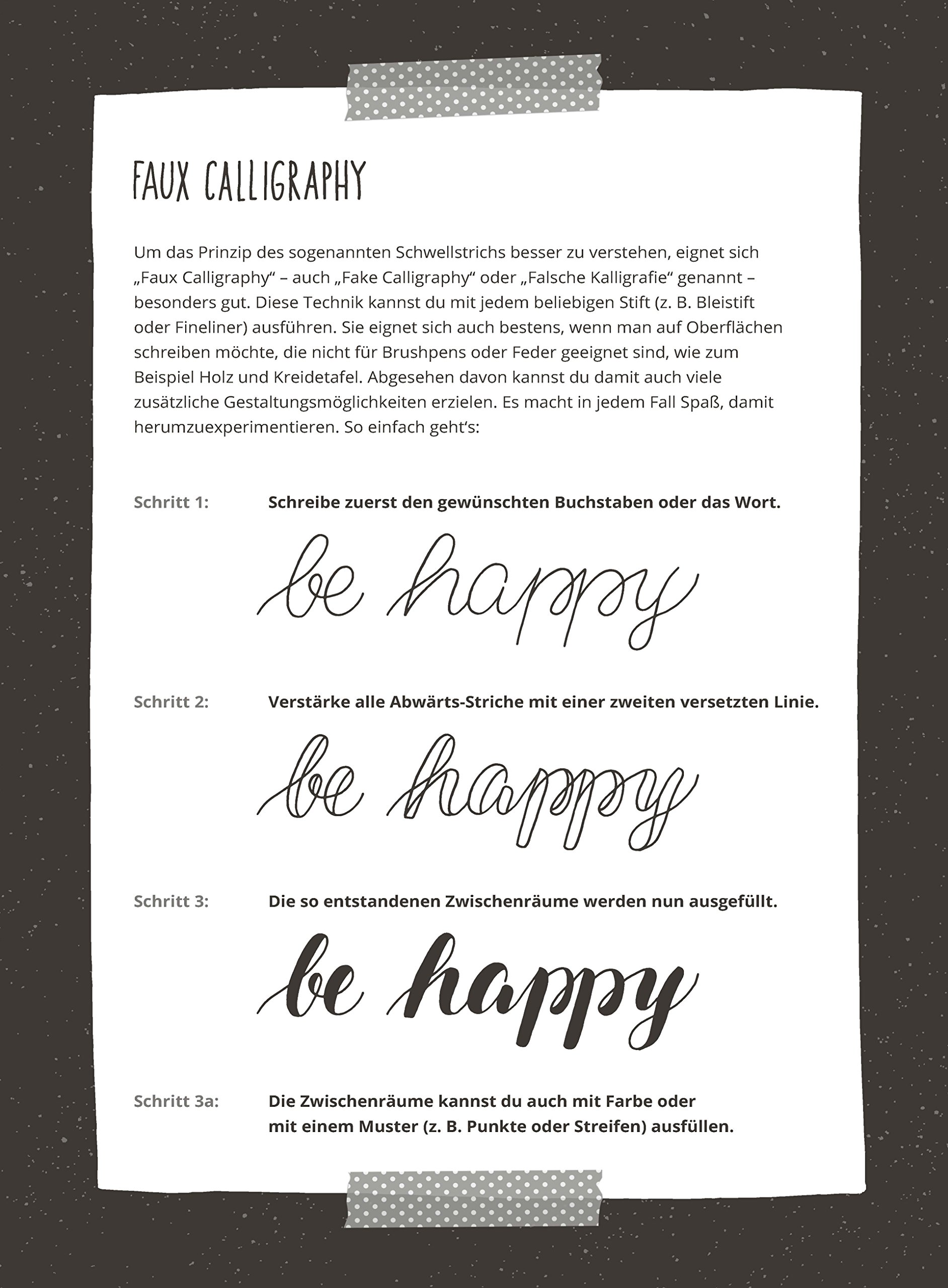 Online 81463 Calli.Brush, Handlettering Brush-Pens, 24er Set Pinsel-Stifte & Handlettering Übungsheft: Schöne Schriften - Schritt für Schritt (monbijou)