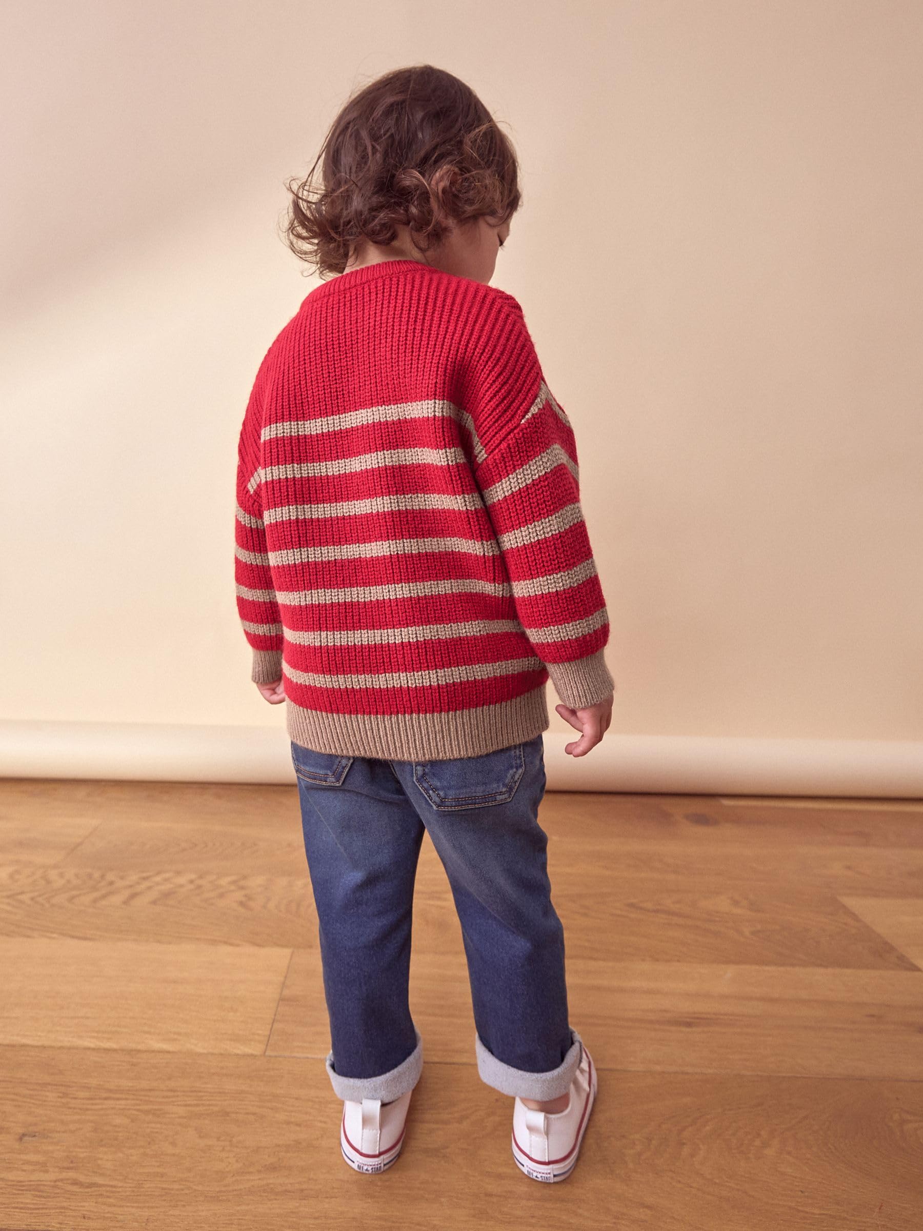 NEXT Ragazzo Jeans Super Morbidi Elasticizzati Senza Chiusura Vintage Wash 18 Mesi-24 Mesi