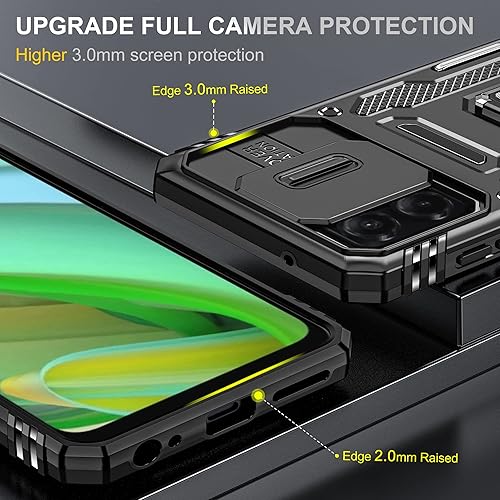 Miniatura 3 de Funda para Motorola Moto G 5G 2023, soporte de succión magnética giratoria de 360 grados, funda de protección para teléfono, adecuada para Moto G 5G