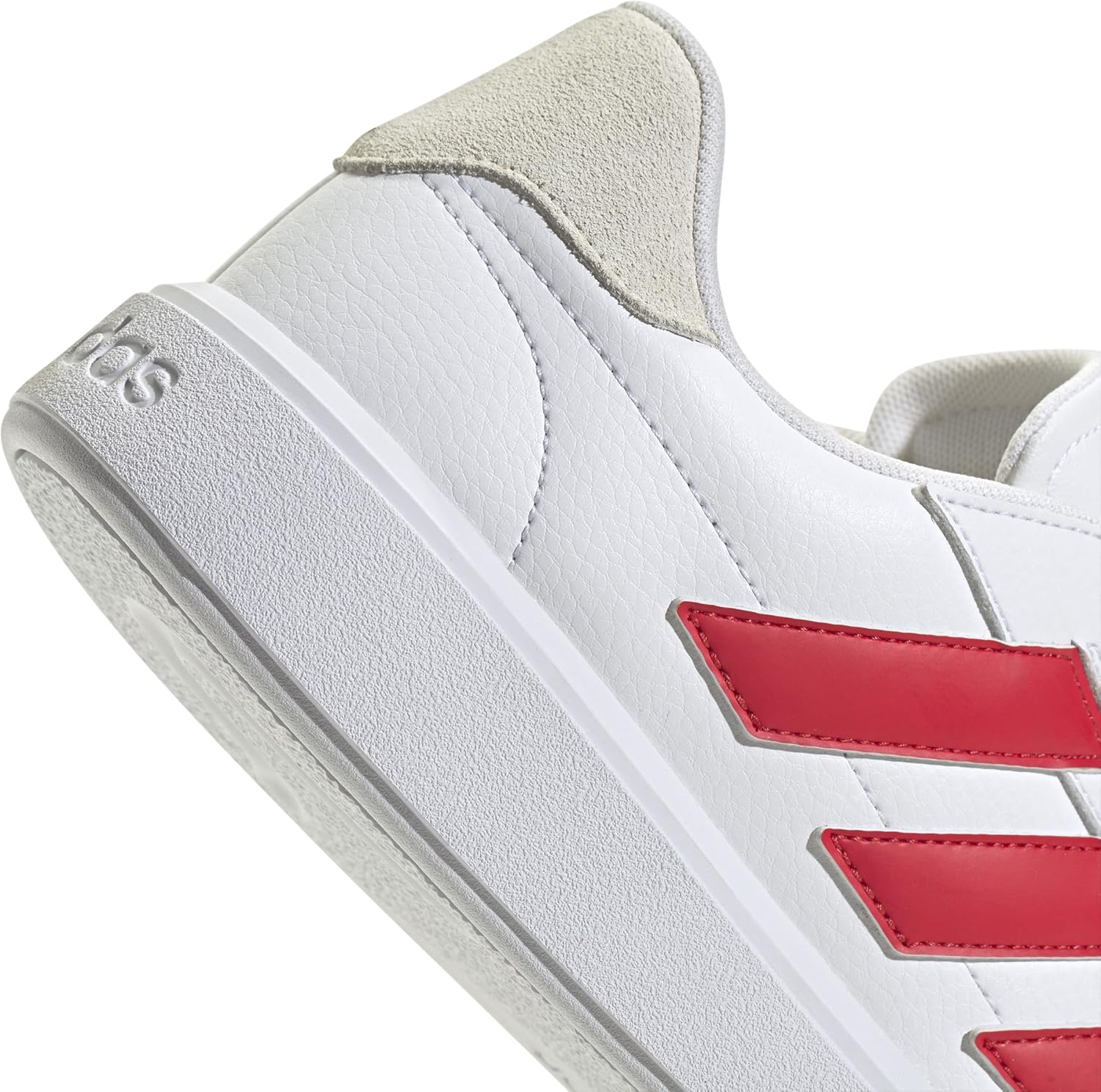 adidas Courtblock Shoes, Scarpe Uomo 44 EU Cloud White Pure Ruby Off White - Immagine 5