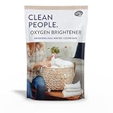 The Clean People Oxygen Brightener Stain Remover &vert; Bleach Alternative&comma; Simple Ingredients&comma; Brightens Dull Whites AND Colors &vert; 41 oz