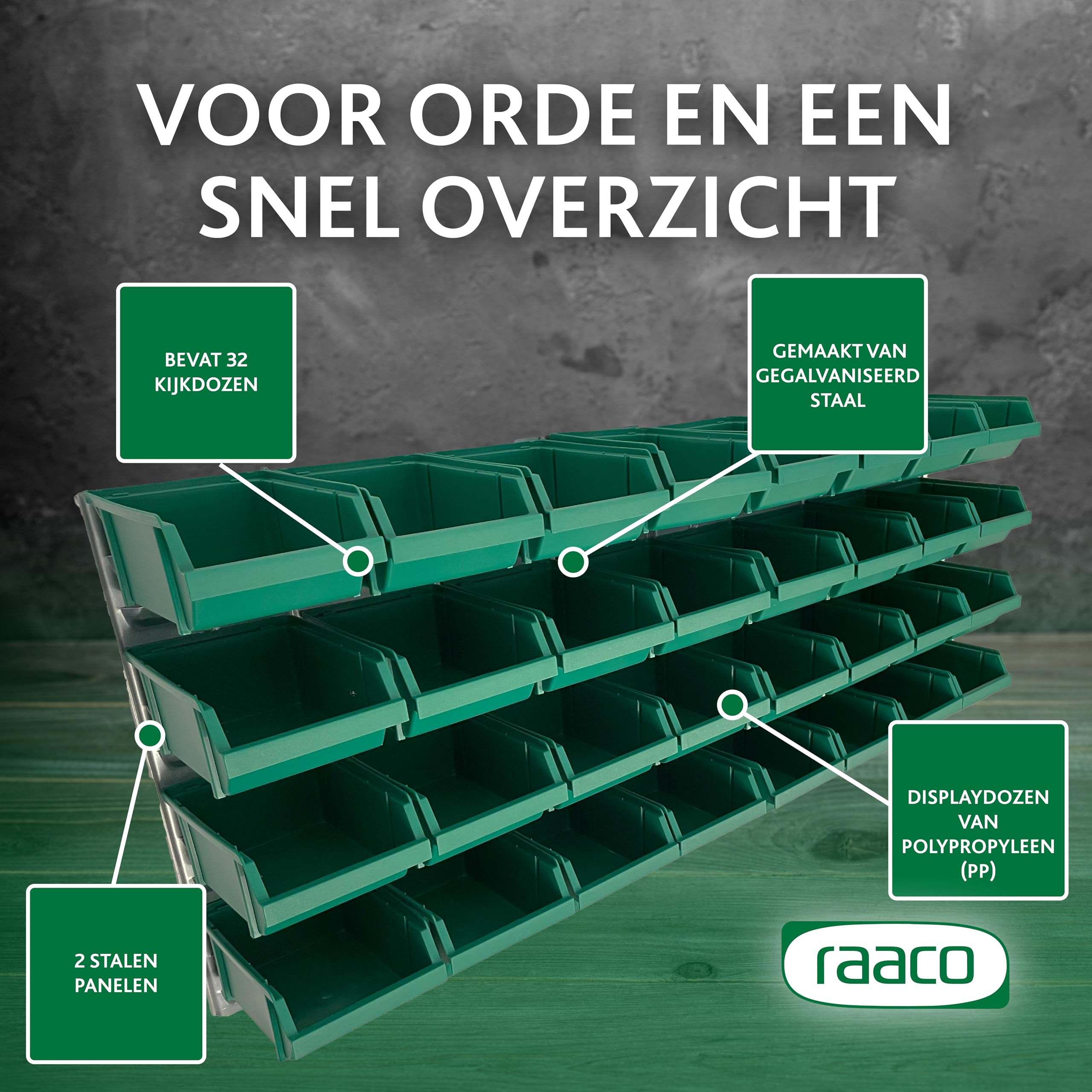 raaco Clip Mix Hoogwaardige 53 SuperClip voor Gereedschapswand, Haken voor Gereedschap Ophangsysteem, Stalen Haken voor Gatenwand en Werkplaatsinrichting, Ideaal Werkplaats Accessoire