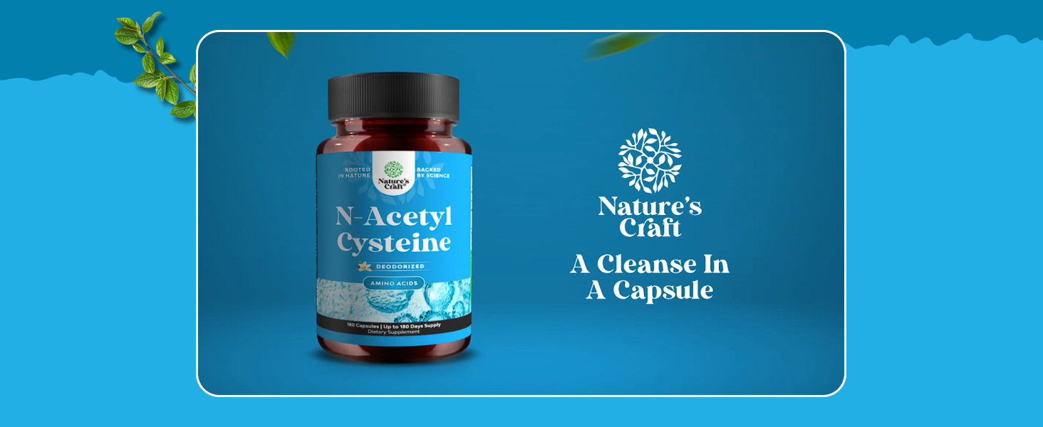 NAC N-Acétyl-Cystéine 600 Mg - 180 Gélules (6 Mois), Vegan, Sans Gluten, Précurseur Glutathion