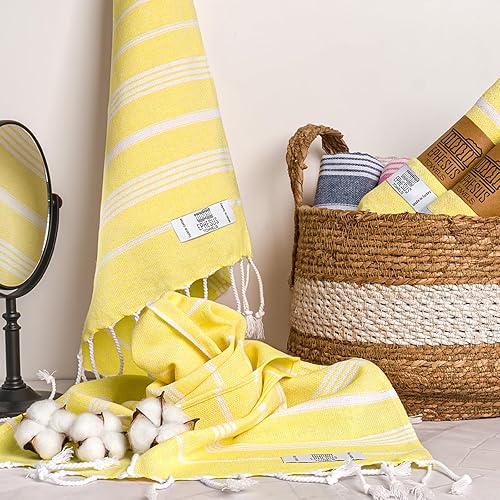 Miniatura 6 de Juego de 2 toallas de mano de 18 x 30 pulgadas, toalla de mano turca decorativa para baño, cocina, invitados, rostro, cabello, té y usar como paño