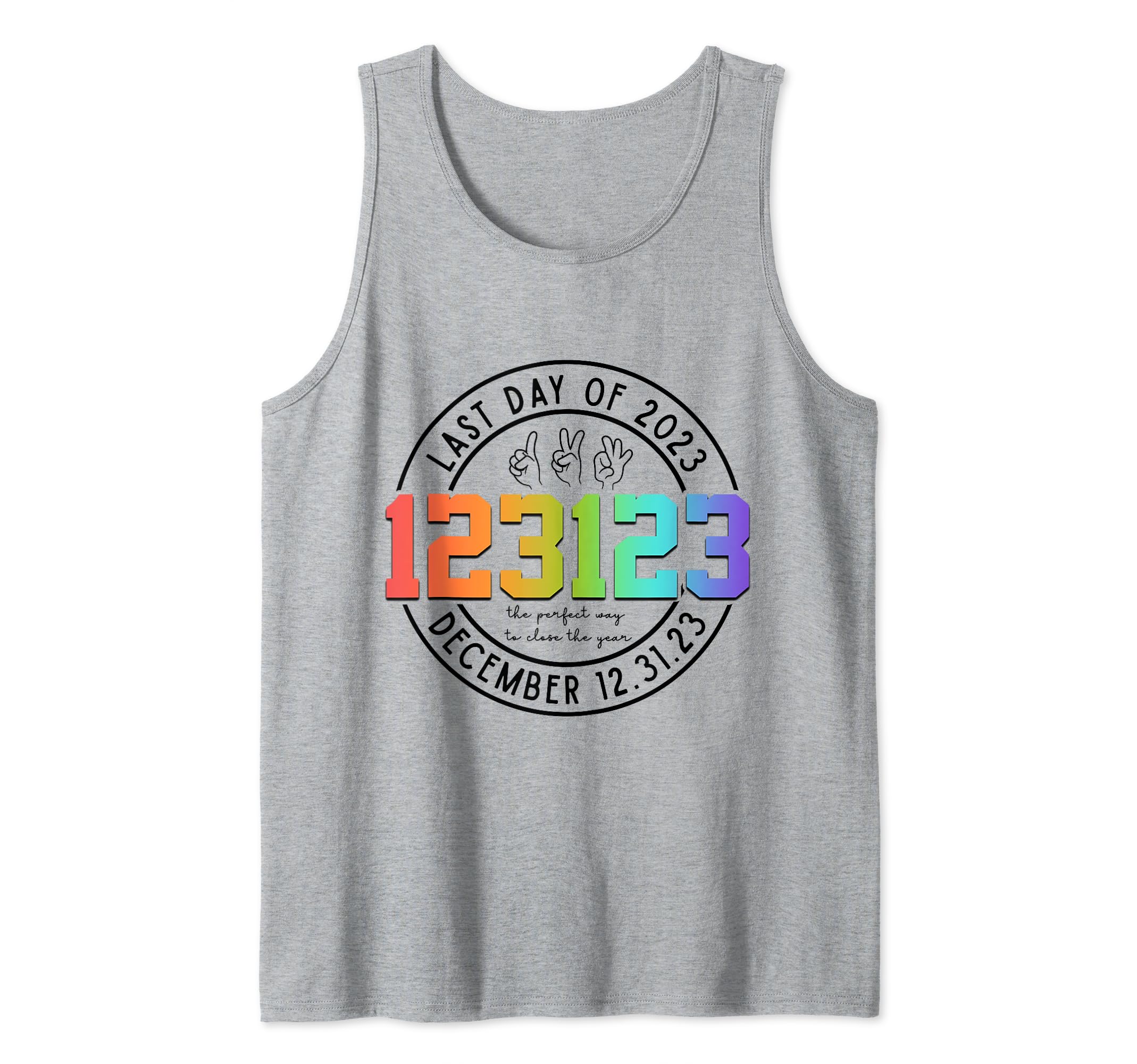 123123 last day of 2023, December 12.31.23, Unique Last Day Tank Top