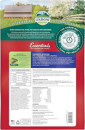 Miniatura 2 de Oxbow Essentials - Comida para conejos pellets de conejo naturales