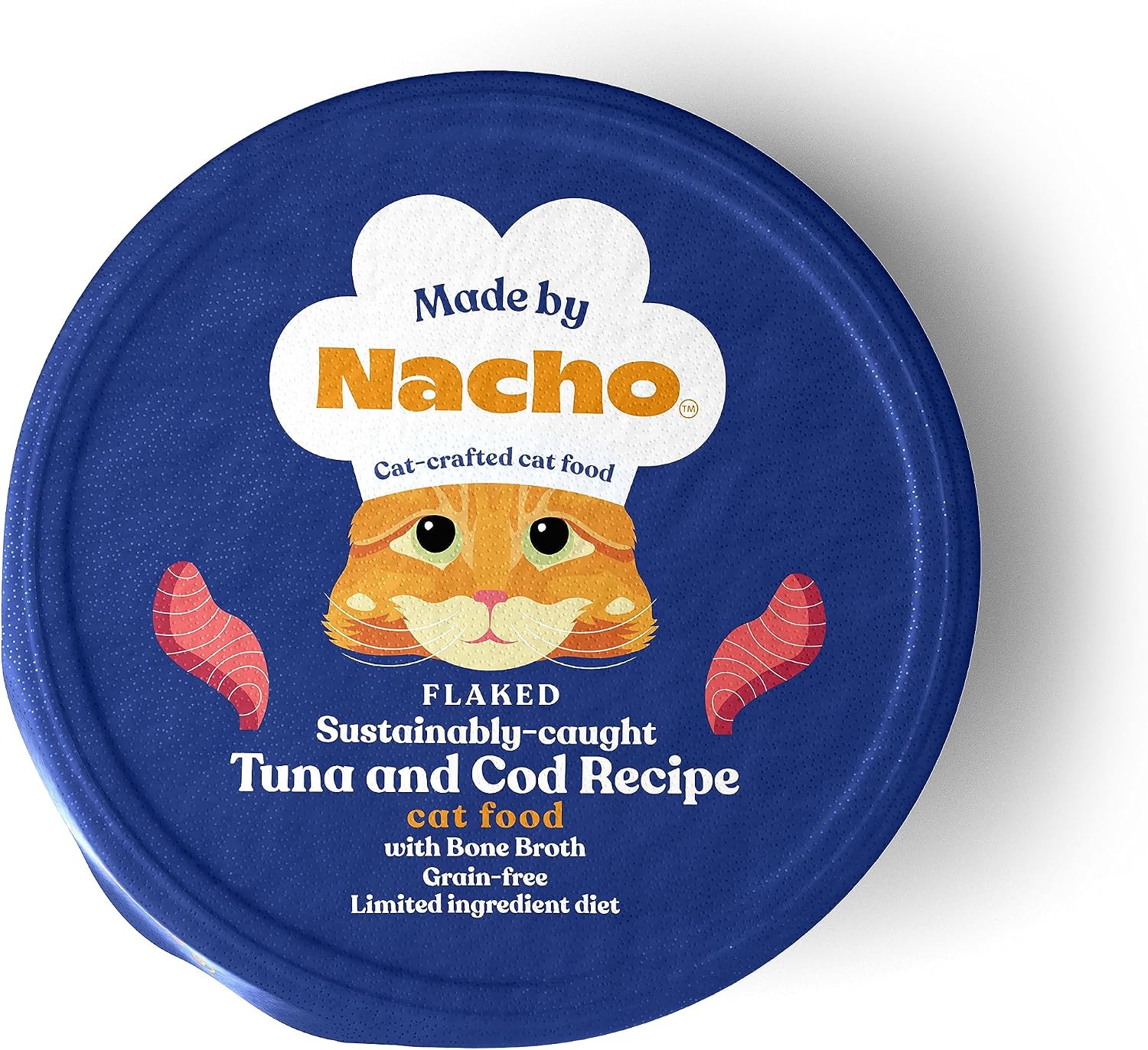 Made by Nacho Wet Cat Food, Cage-Free Minced Chicken in Bone Broth for Hydration with Prebiotics for Digestive Health, High Protein, 2.5oz Cups (10 Pack), Limited Ingredients