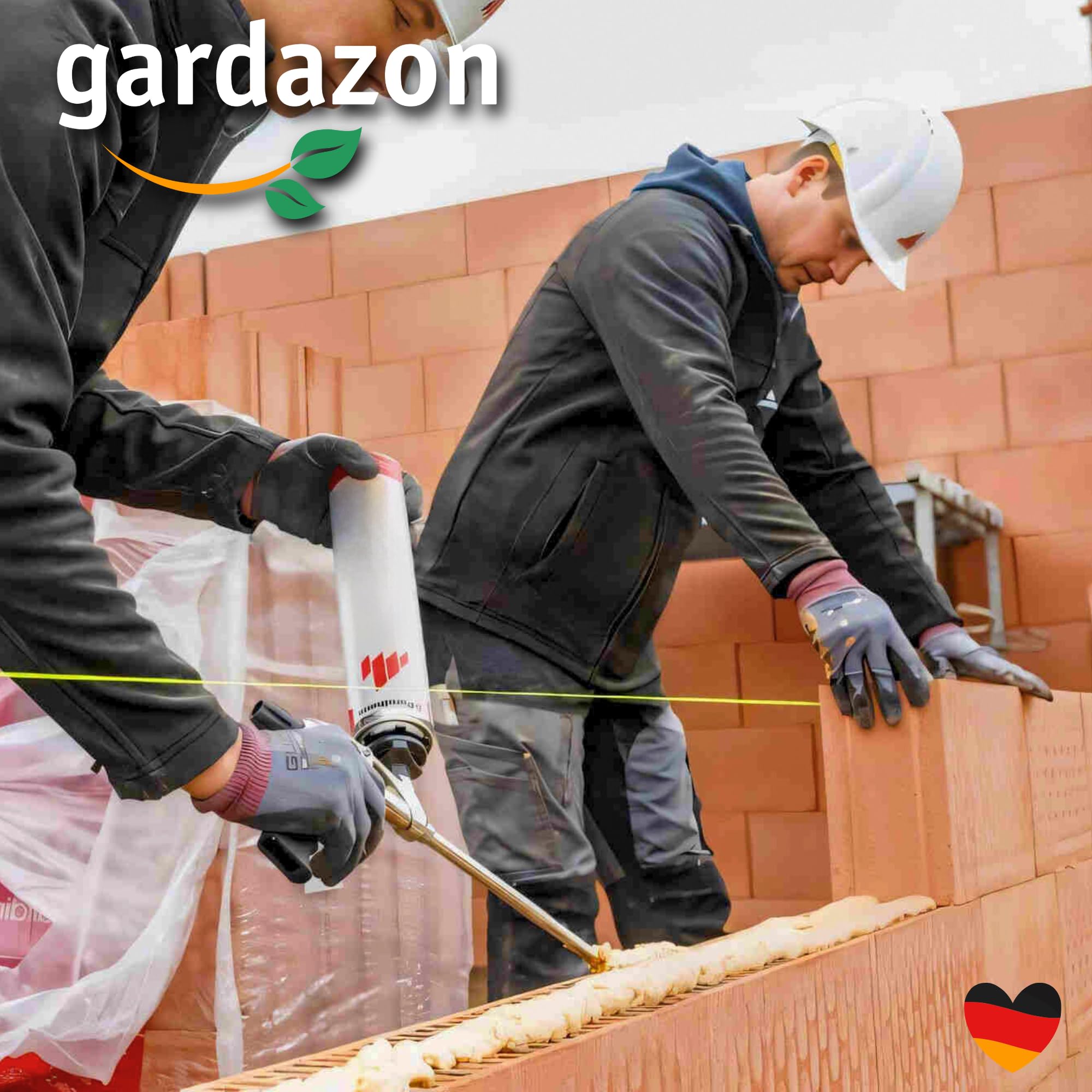 Corda da muratore – 100 m di lunghezza – Ø 1 mm – nylon – resistente ai nodi – resistente allo strappo e carico – su bobina/corda/cordicella/filo da costruzione/filo per pavimentazione