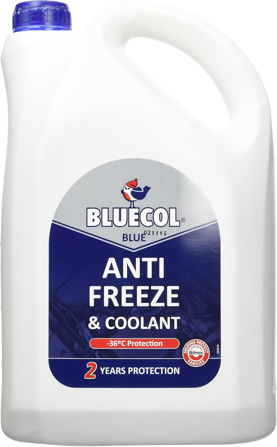 Bluecol Antifreeze & Coolant Blue Down to 36C 5L Amazon.co.uk