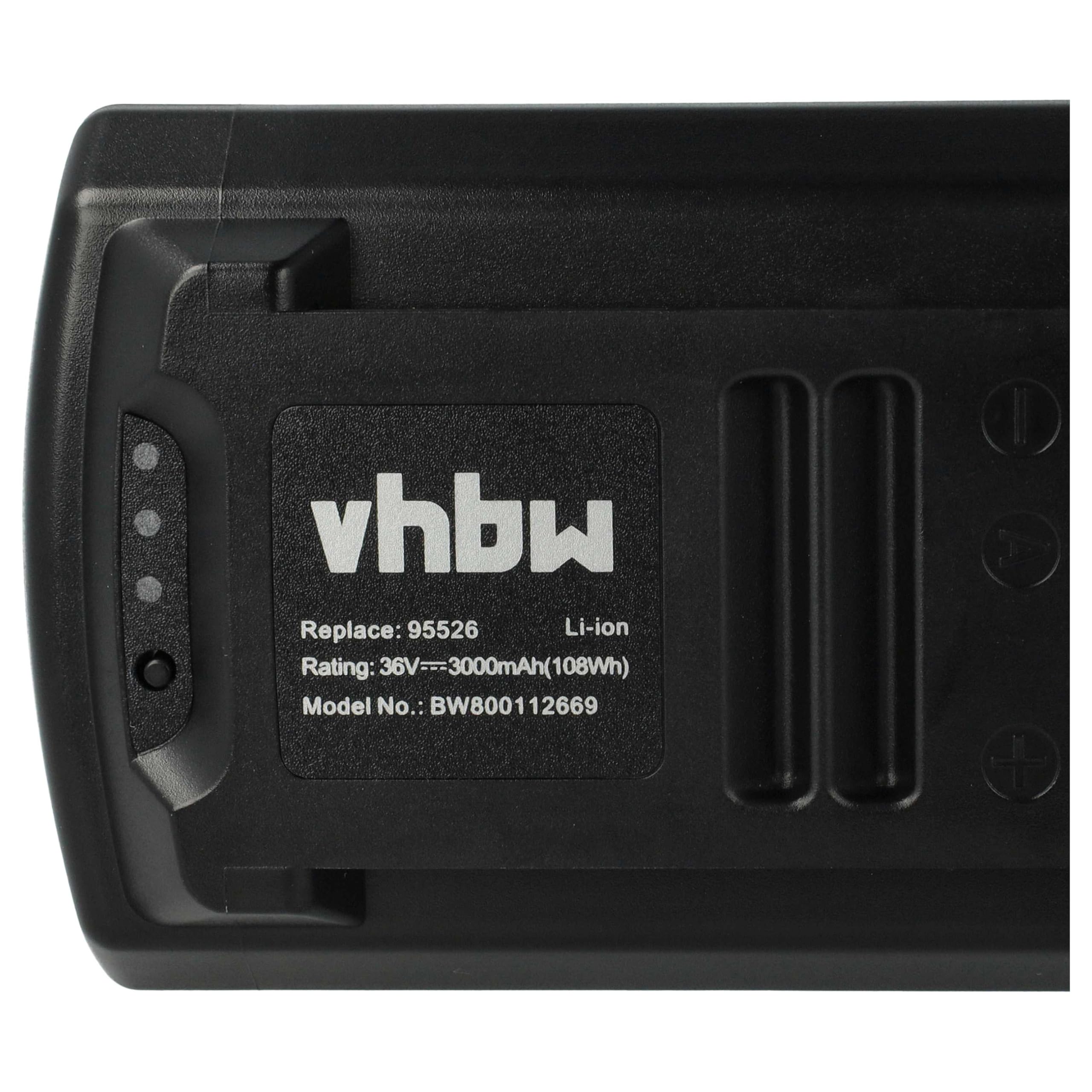 vhbw Batería Compatible con Güde cortacésped a batería 370/36 Li-Ion (95540), Herramienta eléctricas (3000 mAh, Li-Ion, 36 V)
