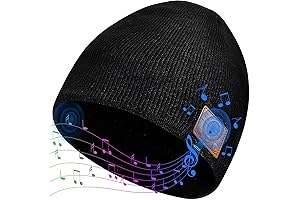 ZYRNJ Bluetooth Beanie Hat, Winter Knit Music Hat with Built-in Wireless Stereo...