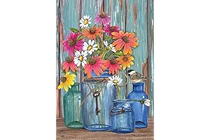 Farm Fresh Flowers Spring House Flag 40" x 28"