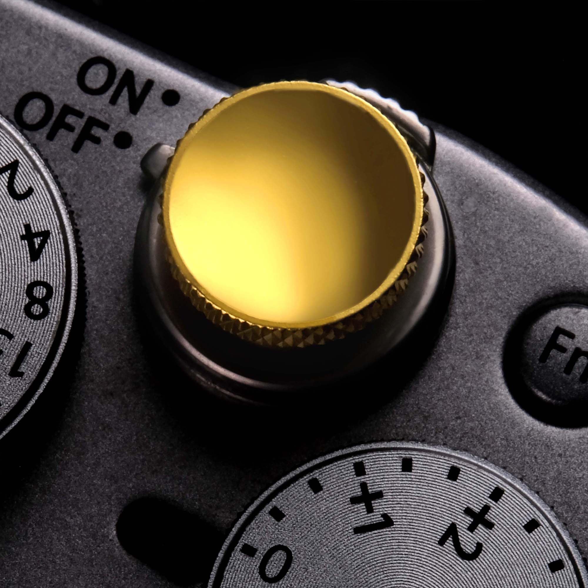 Fujifilm Camera Soft Release Button: 3 Pcs Shutter Button of Camera Accessories - Fuji Fujifilm X-M5 X-T5 X-T4 X-T3 X-T30 X-T30 II X-T20 X-PRO3 X100VI X100V X-E4 X-E3 (Gold)