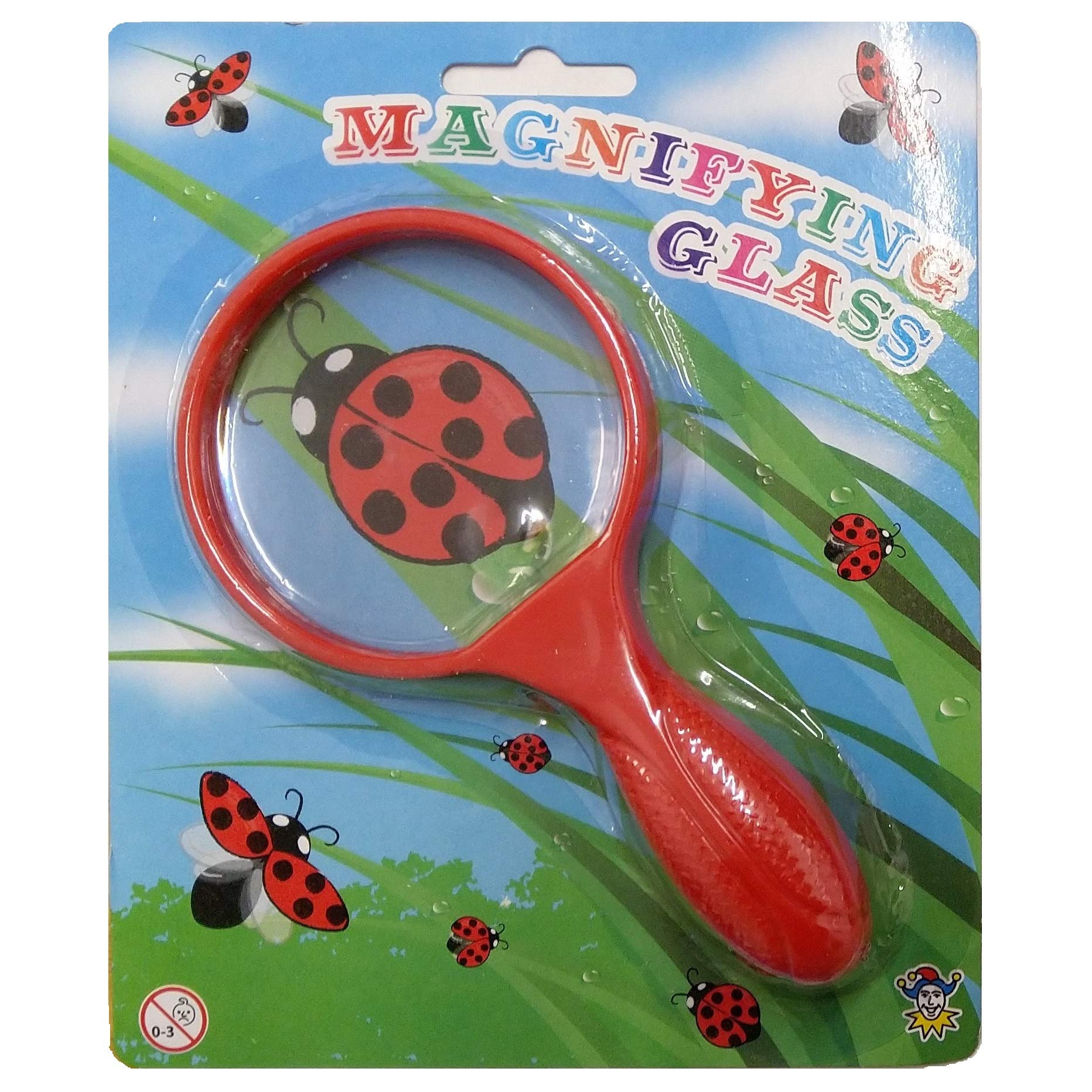 Children's 15cm Magnifying Glass (Red)