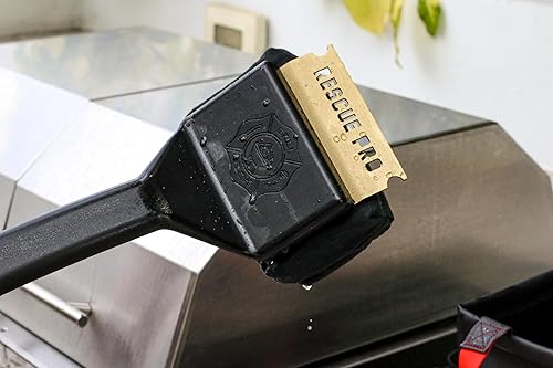 Miniatura 4 de Grill Rescue Cabezal de limpieza de raspador reemplazable para barbacoa, mejorado de rescate, sin cerdas, herramientas raspadoras duraderas y únicas