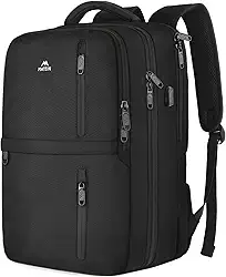 Mochila de viagem, 40 L, aprovada por voos, grande, mochila para laptop para homens e mulheres